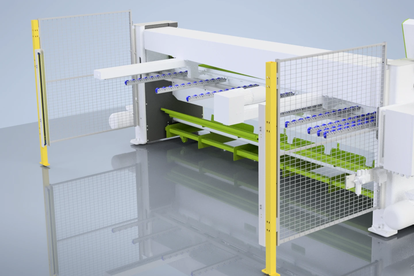 ljusbom och sidoskydd till maskingradsax evo duo