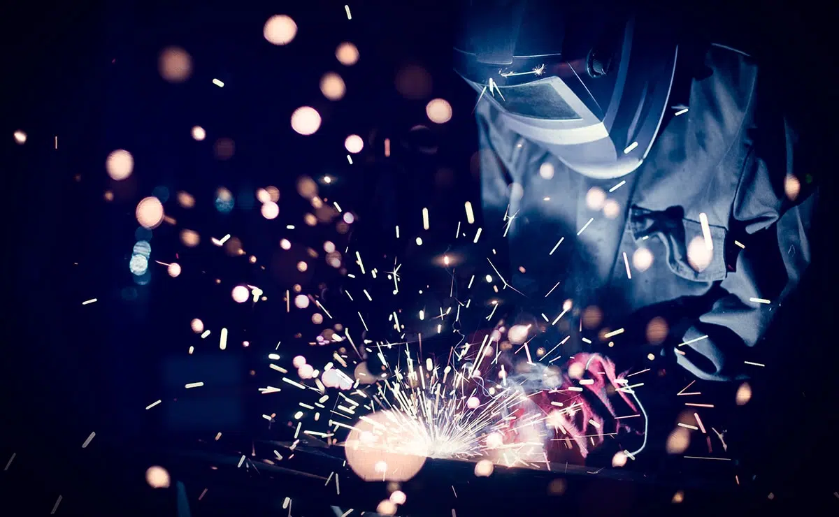 Metallsvetsning för affärsområdet industri