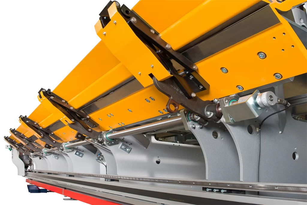 synkroniserade drivaxlar på thalmann långbockare tz mot vit bakgrund