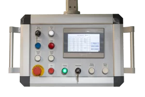 styrsystem till stackmaster för kontroll av hyllorna mot vit bakgrund