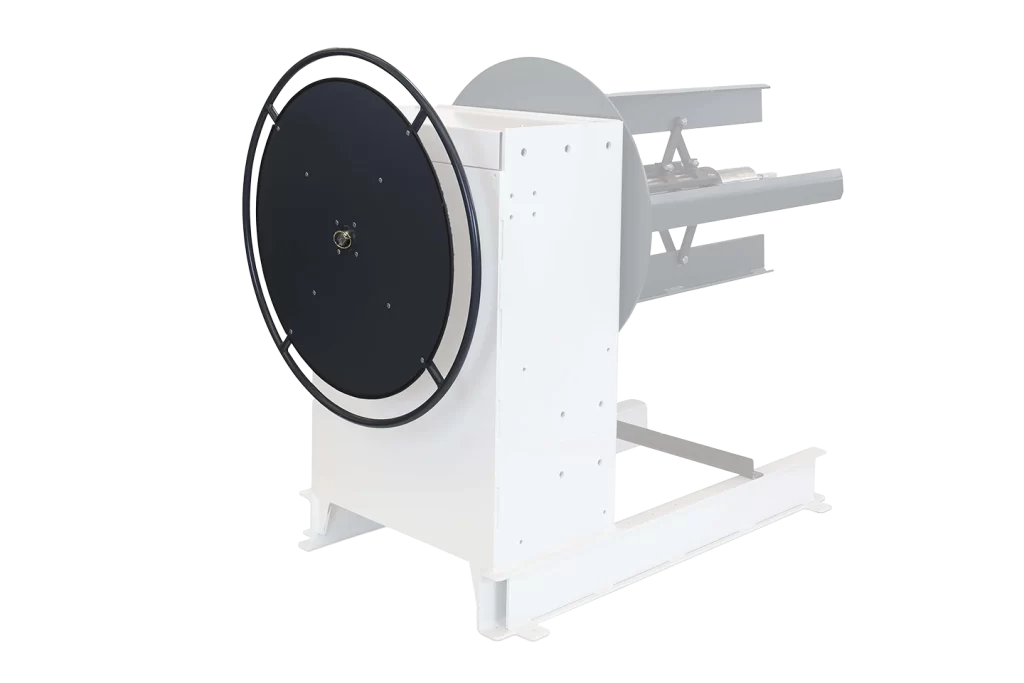 handhjul till manuell haspel för enklare hantering mot vit bakgrund