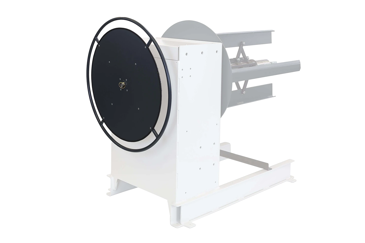 handhjul till manuell haspel för enklare hantering mot vit bakgrund