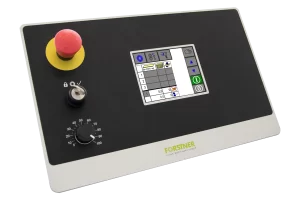 styrsystem s1 till forstner klippsträcka mot vit bakgrund