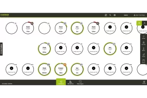 styrsystem till coilfarm med total överblick på alla coils mot vit bakgrund