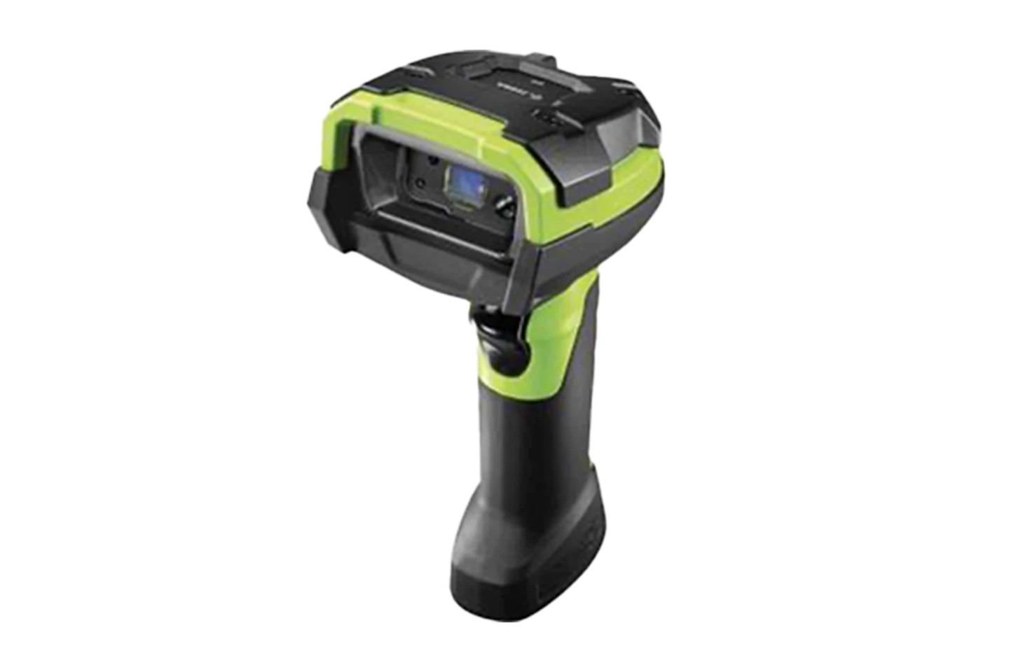 skanner som läser äv plåtark uppmärkta med streckkod för att föra över bockningsprogram till en kantvikmaskin mot vit bakgrund